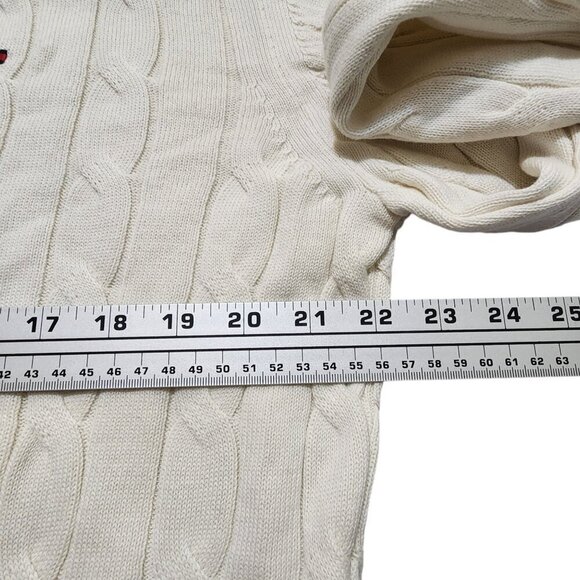 Tommy Hilfiger Men's Sweater Cable Knit Crewneck‎ Long Sleeve 2XL - Picture 3 of 10